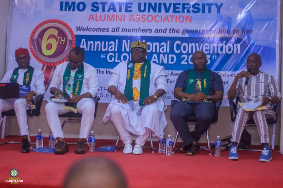 Some executive members of IMSUAA during just concluded Convention.